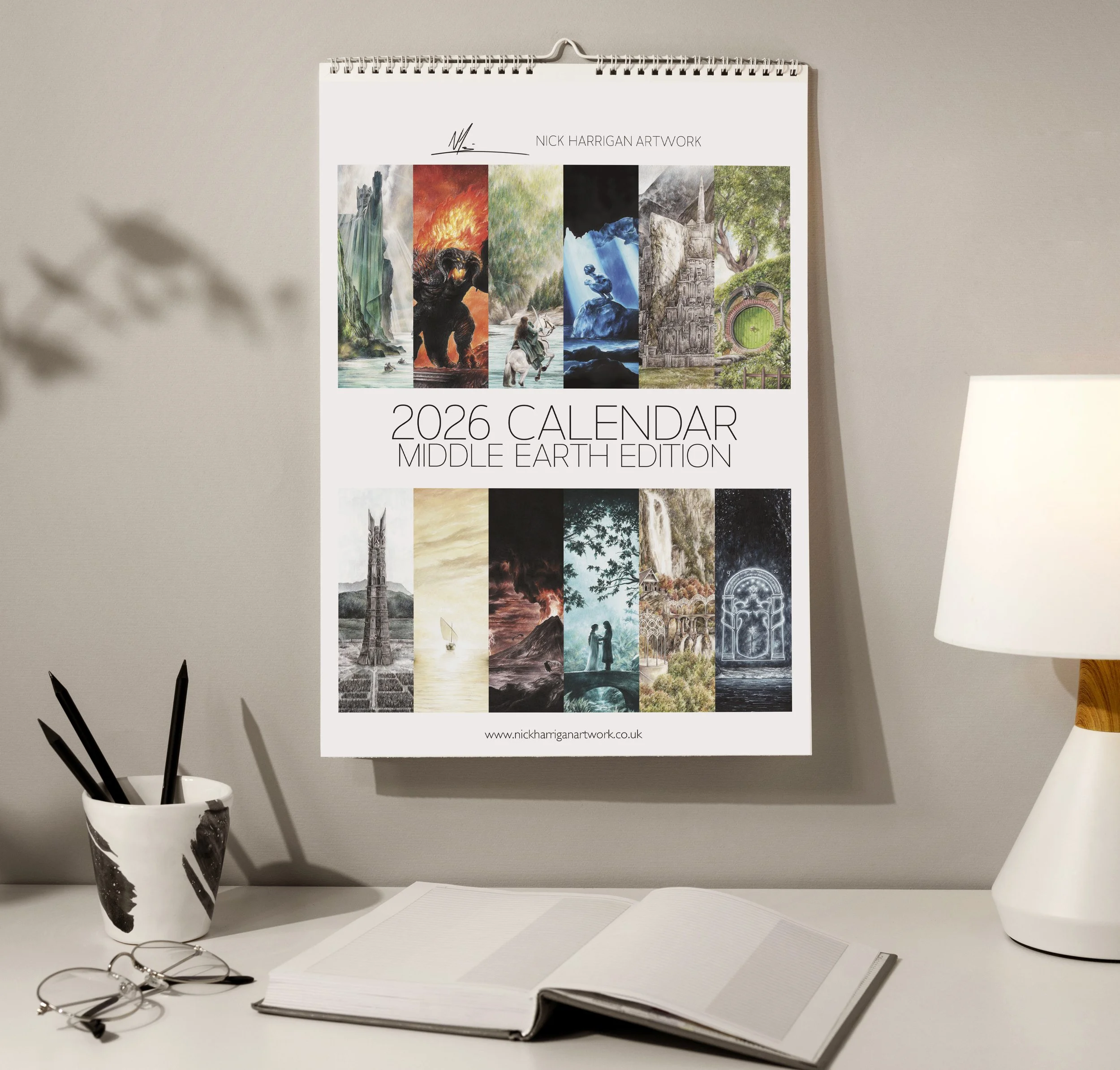 2026 Calendar — Nick Harrigan Artwork